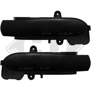 Blinkleuchten-Set Außenspiegel LED, dunkel (LID10451), Mercedes-Benz C-Klasse W203